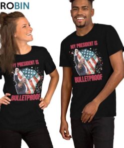 New Rare Trump Bulletproof Shirt, Maga Trump Crewneck Long Sleeve