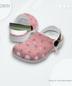 Nezuko Crocs Shoes Custom Cosplay Style, Kimetsu no Yaiba Team Gifts