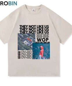 Not Like Us Kendrick Lamar Shirt, Aesthetic Short Sleeve Crewneck