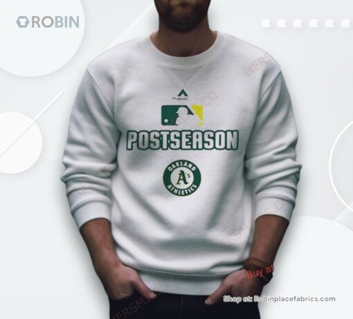 Oakland Athletics Majestic Postseason Shirt