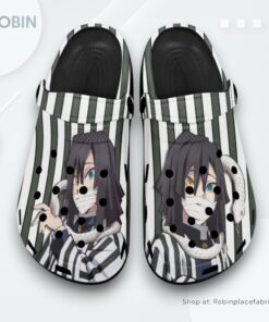 Obanai Iguro Crocs Shoes Custom