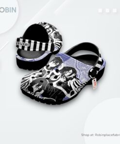 Obanai Iguro Crocs Shoes Manga Style Personalized
