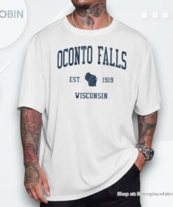 Oconto Falls Wi Vintage Athletic Sports Jsn1 Unisex Shirt