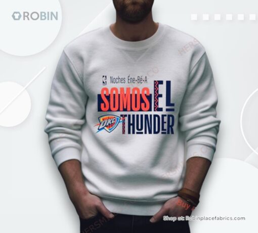 Oklahoma City Thunder Nba Noches Ene Be A Training Shirt