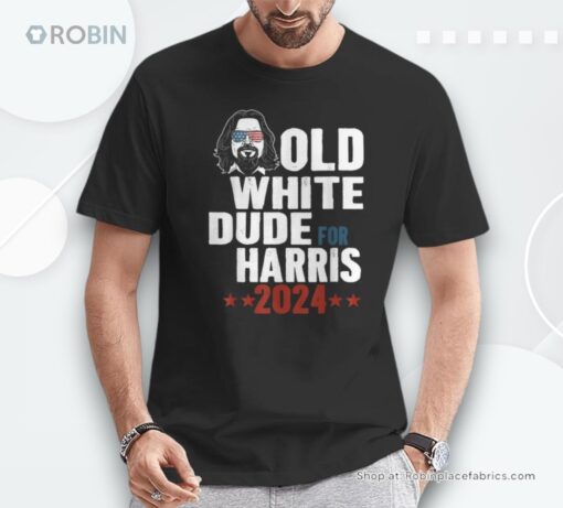 Old White Dudes For Kamala Harris Sunglasses Usa Man Unisex Shirt