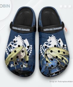 Olivier Mira Armstrong Crocs Shoes, Anime Gifts, Olivier Mira Armstrong Shoes