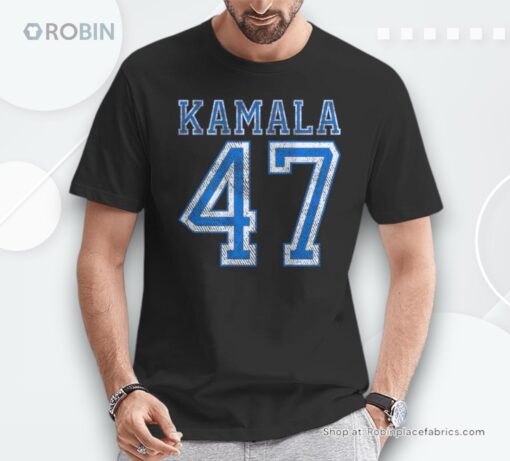 On Back Kamala Vote For 2024 President Kamala Harris 47 Unisex Shirt