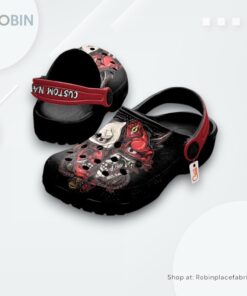 Oni Mask Japan Crocs Shoes, Anime Gifts