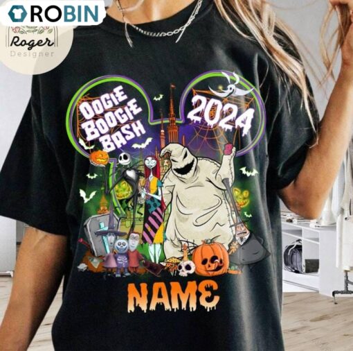 Oogie Boogie Shirt, Trendy Oogie Boogie Bash 2024 Tee Tops Hoodie