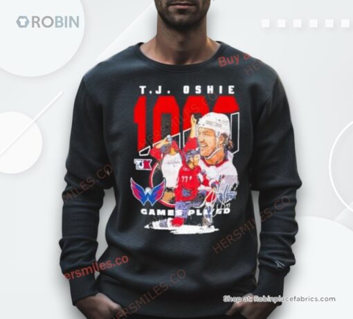 Oshie Reaching 1000 Game Sweatshirt Shirt