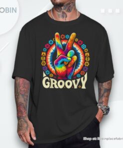 Peace Sign Love Groovy Hippie Party Unisex Shirt