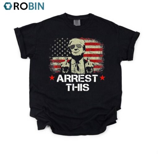 Political Funny Unisex Hoodie, Limited Arrest This Shirt Long Sleeve