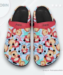 Ponyo Crocs Shoes Pattern Style