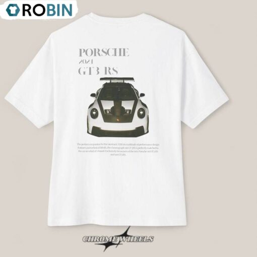 Porsche 911 T Shirt, Limited Original Art Car Crewneck Long Sleeve