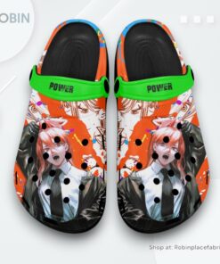 Power Blood Devil Crocs Shoes, Anime Gifts