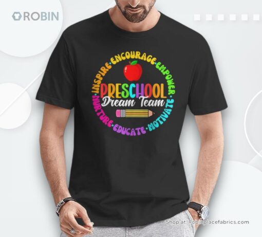 Preschool Dream Team Back To School Tour Teacher Students Unisex Shirt