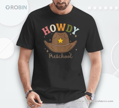 Preschool Teacher Rodeo Country Western Howdy Preschool Unisex Shirt