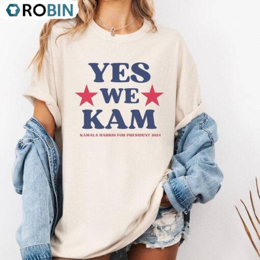 President Yes We Kam Shirt, Kamala Harris Election Unisex Hoodie Sweatshirt
