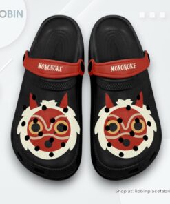 Princess Mononoke Mask Crocs Shoes, Anime Gifts
