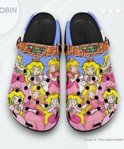 Princess Peach Clogs Custom For Mario Fans Princess Peach Clogs Custom For Mario Fans