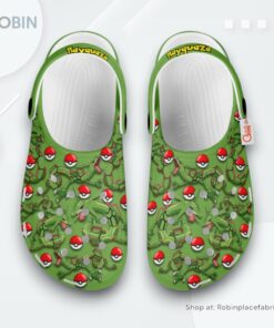 Rayquaza Crocs Shoes Pattern Style, Pokemon Team Gifts