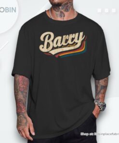 Retro Barry Name Vintage Unisex Shirt