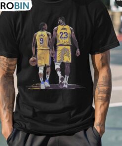 Retro Bronny James Unisex Hoodie, LeBron And Bronny Shirt Long Sleeve