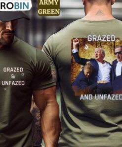 Retro Glazed And Unfazed Shirt, Political Creative Unisex Hoodie Short Sleeve