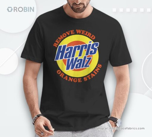 Retro Harris Walz Remove Weird Orange Stains Unisex Shirt