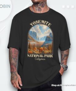 Retro Yosemite National Park Autumn Season Camping Hiking Unisex Shirt Retro Yosemite National Park Autumn Season Camping Hiking Unisex Shirt
