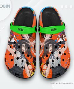 Reze Crocs Shoes, Anime Gifts
