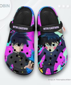 Ritsu Kageyama Crocs Shoes, Anime Gifts