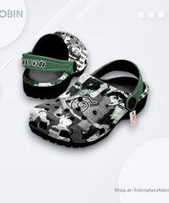 Rock Lee Crocs Shoes Manga Style Personalized, Rock Lee Shoes