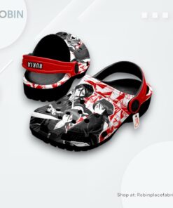 Rukia Kuchiki Crocs Shoes Manga Style Personalized Rukia Kuchiki Crocs Shoes Manga Style Personalized