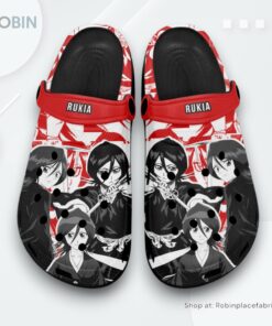 Rukia Kuchiki Crocs Shoes Manga Style Personalized Rukia Kuchiki Crocs Shoes Manga Style Personalized