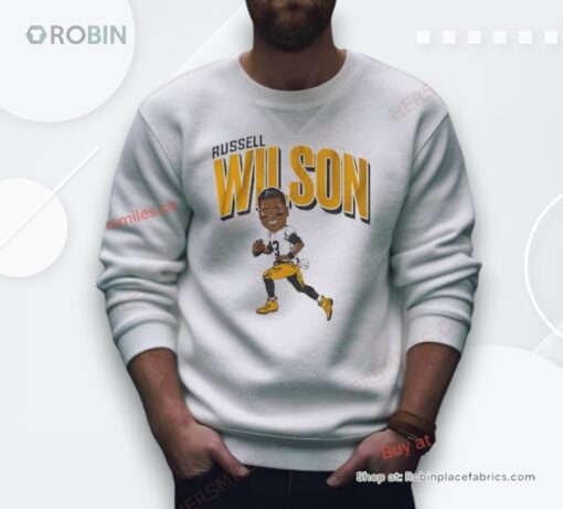 Russell Wilson Pittsburgh Caricature Shirt