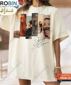 Sabrina Carpenter Shirt, Espresso Album Short Sleeve Crewneck Sabrina Carpenter Shirt, Espresso Album Short Sleeve Crewneck