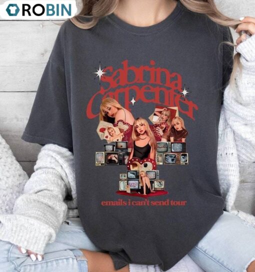 Sabrina Emails Tour Unisex Hoodie, Sabrina Carpenter Shirt Tank Top