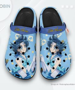 Sailor Mercury Crocs Shoes, Anime Gifts