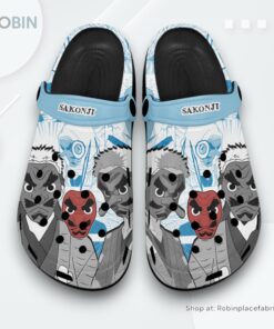 Sakonji Urokodaki Crocs Shoes Manga Style Personalized