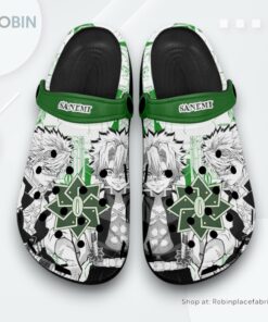 Sanemi Crocs Shoes Manga Style Personalized