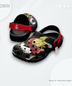 Sanji Raid Suit Crocs Shoes, One Piece Anime Team Gifts