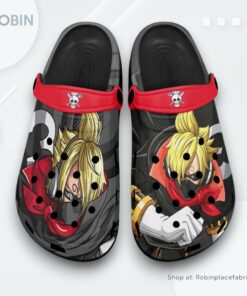 Sanji Raid Suit Crocs Shoes, One Piece Anime Team Gifts