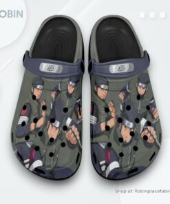 Sarutobi Asuma Crocs Shoes Pattern Style