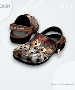 Sasha Blouse Crocs Shoes, Anime Gifts, AOT Anime Team Gifts