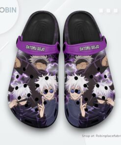 Satoru Gojo Crocs Shoes, Anime Gifts