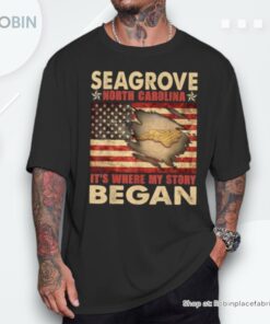 Seagrove North Carolina Usa Flag 4th Of July Unisex Shirt