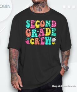 Second Grade Crew Groovy Team 2nd Grade Squad Back To School Unisex Shirt Second Grade Crew Groovy Team 2nd Grade Squad Back To School Unisex Shirt