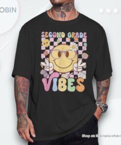 Second Grade Vibes 2nd Grade Retro 1st Day Of School Unisex Shirt