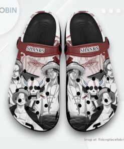 Shanks Crocs Shoes Manga Style Personalized